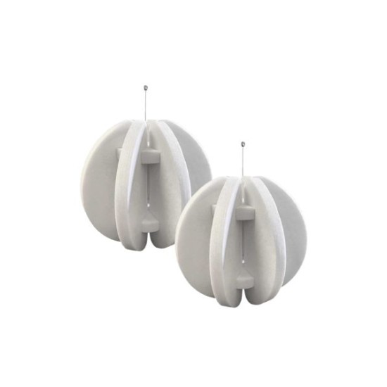 Audiodesigner Radial Sphere White Ηχοαπορροφητικό Πάνελ Πολυεστέρα Σφαίρα 500 mm (2 Τεμάχια) Audiodesigner Radial Sphere White Ηχοαπορροφητικό Πάνελ Πολυεστέρα Σφαίρα 500 mm (2 Τεμάχια)