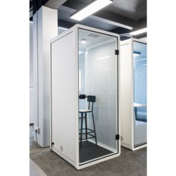 Audiodesigner SILENTPOD-C-M-WH Silent Booth Medium Ηχομονωτικός Θάλαμος για 2 άτομα White
