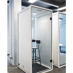 Audiodesigner SILENTPOD-C-M-WH Silent Booth Medium Ηχομονωτικός Θάλαμος για 2 άτομα White