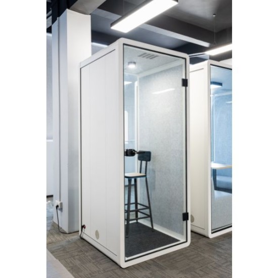 Audiodesigner SILENTPOD-C-M-WH Silent Booth Medium Ηχομονωτικός Θάλαμος για 2 άτομα White