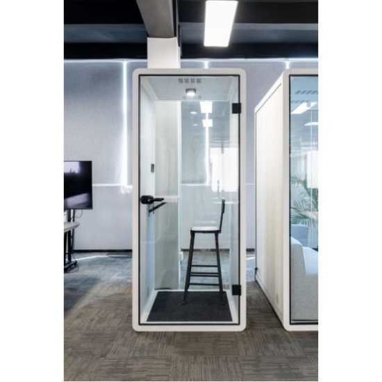Audiodesigner SILENTPOD-C-M-WH Silent Booth Medium Ηχομονωτικός Θάλαμος για 2 άτομα White