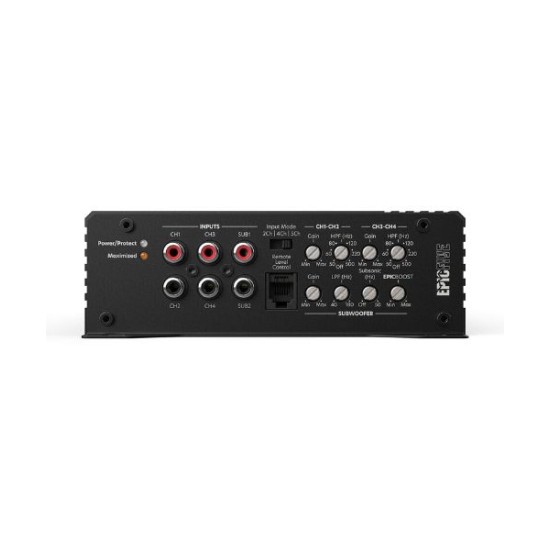 Audiocontrol EPICFIVE Ενισχυτής Αυτοκινήτου 5 Καναλιών 4 x 75 + 1 x 300 Watts @ 4 ohms Audiocontrol EPICFIVE Ενισχυτής Αυτοκινήτου 5 Καναλιών 4 x 75 + 1 x 300 Watts @ 4 ohms