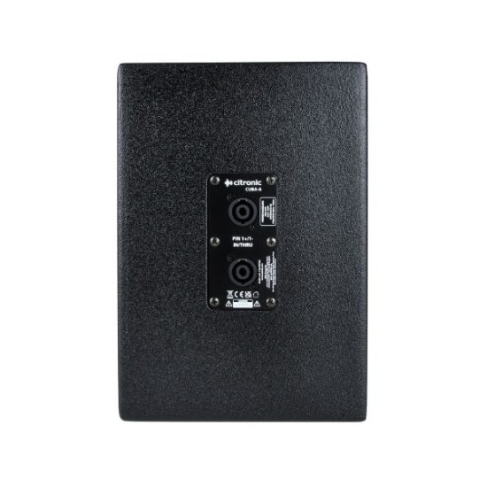 Citronic CUBA-6 Παθητικό Full Range Ηχείο PA 6,5'' με Ξύλινη Καμπίνα Black Citronic CUBA-6 Παθητικό Full Range Ηχείο PA 6,5'' με Ξύλινη Καμπίνα Black