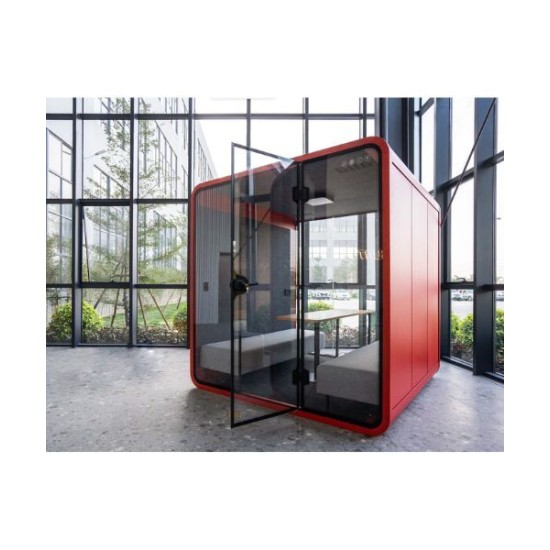 Audiodesigner SILENTPOD-Ο-S-BL Silent Booth Oval Small Ηχομονωτικός Θάλαμος για 1 άτομο Black