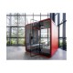 Audiodesigner SILENTPOD-Ο-S-BL Silent Booth Oval Small Ηχομονωτικός Θάλαμος για 1 άτομο Black