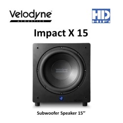 Velodyne Acoustics Impact X15 Active Subwoofer 15'' Black Velodyne Acoustics Impact X15 Active Subwoofer 15'' Black