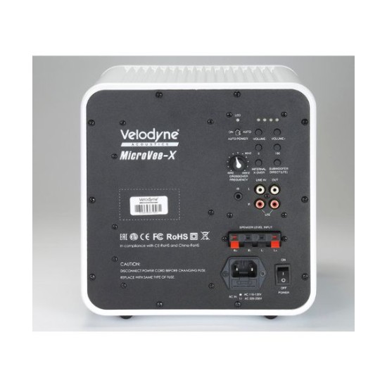 Velodyne Acoustics MicroVee X Active Subwoofer 6,5'' White