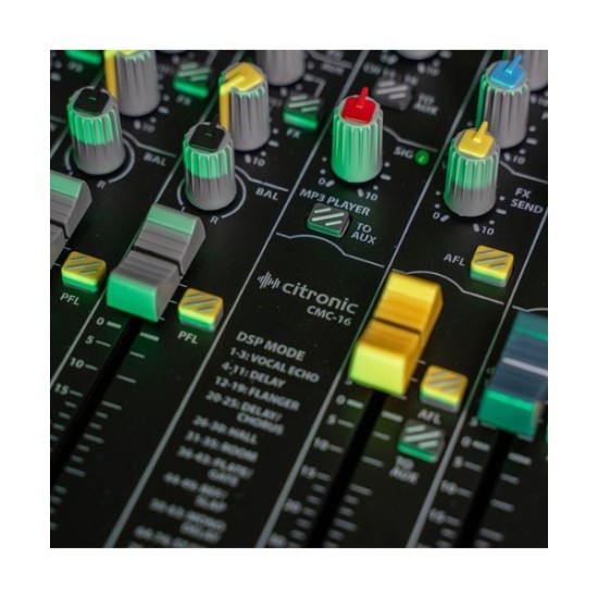 Citronic CMC-16 Κονσόλα Μίξης DSP & USB/PC/BT Player 16 input Citronic CMC-16 Κονσόλα Μίξης DSP & USB/PC/BT Player 16 input