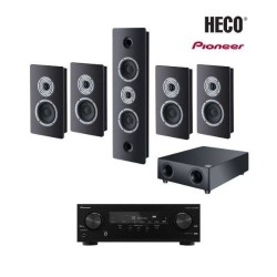 Heco Ηχεία Home Cinema 5.1 Ambient Black με AV Receiver Pioneer VSX-535D (Σετ) Heco Ηχεία Home Cinema 5.1 Ambient Black με AV Receiver Pioneer VSX-535D (Σετ)