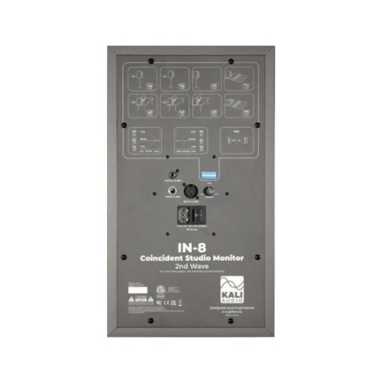 Kali Audio IN-8G 2nd Wave 3-way Studio Monitor 8" 140W RMS Grey (Τεμάχιο) Kali Audio IN-8G 2nd Wave 3-way Studio Monitor 8" 140W RMS Grey (Τεμάχιο)