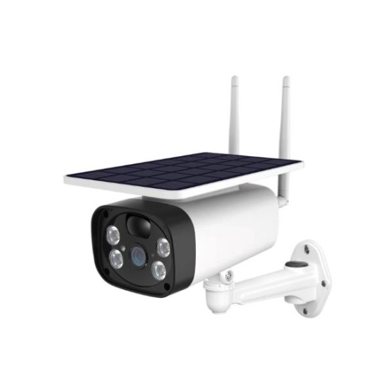 Mercury 350.040UK Εξωτερική Κάμερα Ασφαλείας WiFi με Ηλιακή Ενέργεια και LEDs