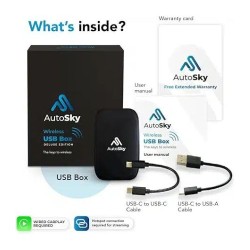 AutoSky AI Box Lite Plus Ασύρματο CarPlay/Android Auto AutoSky AI Box Lite Plus Ασύρματο CarPlay/Android Auto