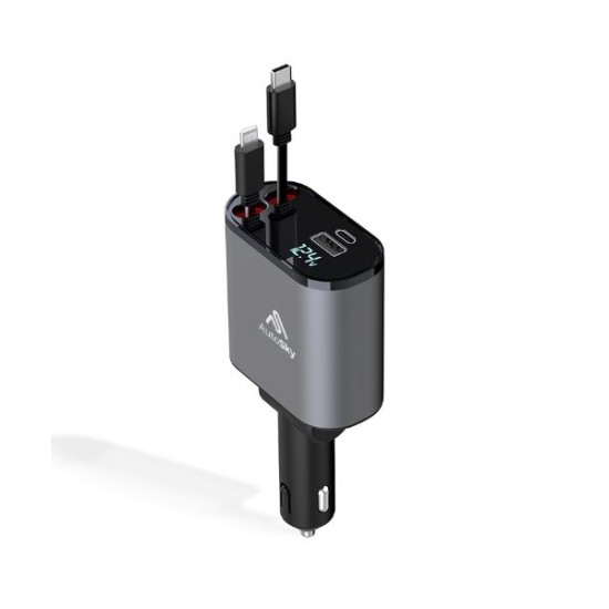 AutoSky ARCC101 Φορτιστής Αυτοκινήτου Ταχείας Φόρτισης 4 σε 1