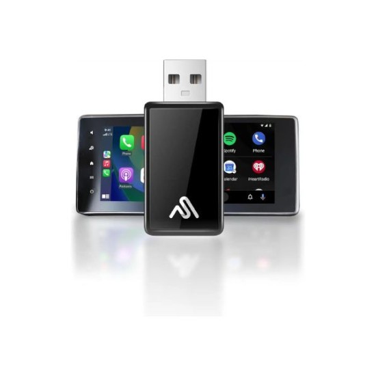 AutoSky WUA8 Αντάπτορας για Ασύρματο CarPlay/Android Auto – Sapphire Edition – Plug & Play