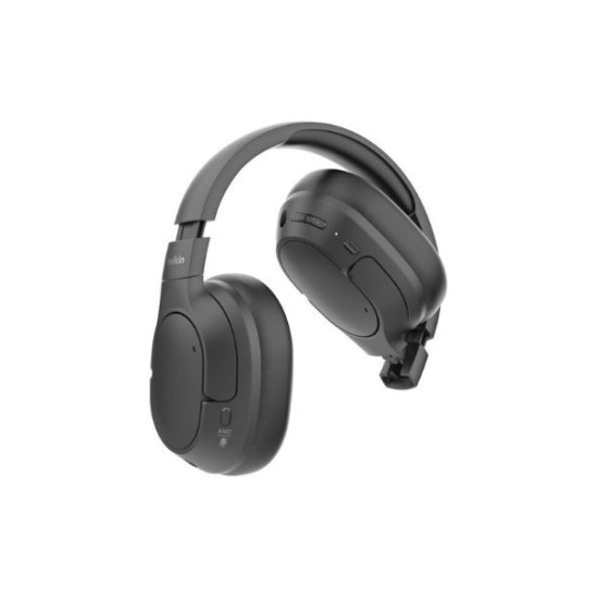 Belkin AUD008hqBK SoundForm Isolate Noise Cancelling OverEar Headphones Black Belkin AUD008hqBK SoundForm Isolate Noise Cancelling OverEar Headphones Black