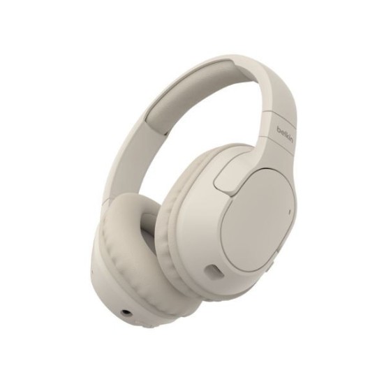 Belkin AUD009hqSA SoundForm Surround Wireless Over-Ear Headphones Sand