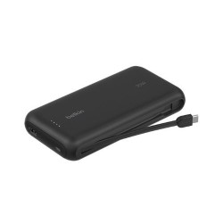 Belkin BPB024hqBK BoostCharge Power Bank 20K with Integrated Cable Black