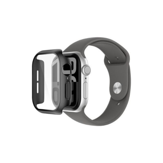 Belkin OWA002hqBK ScreenForce TemperedCurve 2-in-1 Screen Protector for Apple Watch 10 Black 42mm