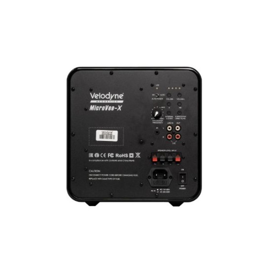 Velodyne Acoustics MicroVee X Active Subwoofer 6,5'' Black Gloss