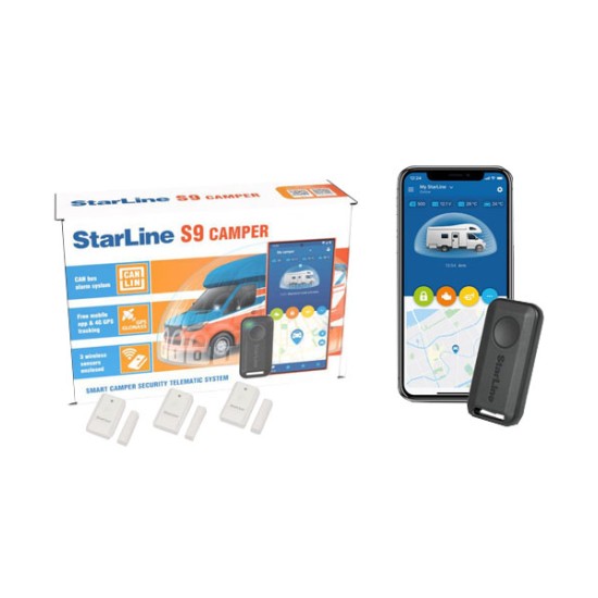StarLine S9 CAMPER GEN7 Συναγερμός για RV με GPS