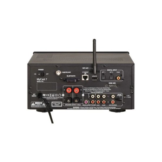 Advance Paris MyCast7 All in One System 2x45W Black Advance Paris MyCast7 All in One System 2x45W Black