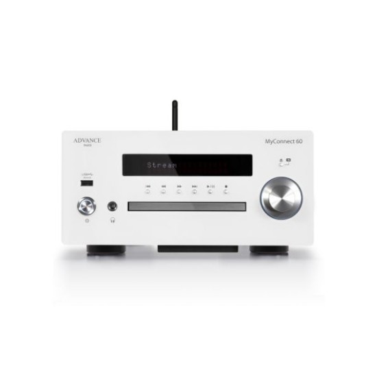 Advance Paris MyConnect 60 All in One System 2x60W με Wifi, Ethernet, FM, DAB+ White Advance Paris MyConnect 60 All in One System 2x60W με Wifi, Ethernet, FM, DAB+ White