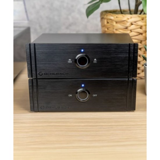 Oehlbach Twin Amp Ultra Προενισχυτής Phono για MM / MC με Εξωτερικό Τροφοδοτικό