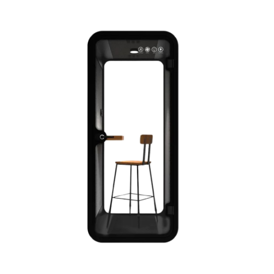Audiodesigner SILENTPOD-Ο-S-BL Silent Booth Oval Small Ηχομονωτικός Θάλαμος για 1 άτομο Black