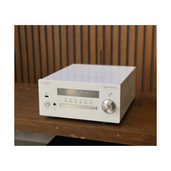 Advance Paris Πακέτο Stereo Hi-Fi με Ηχεία Βιβλιοθήκης και All in One System White