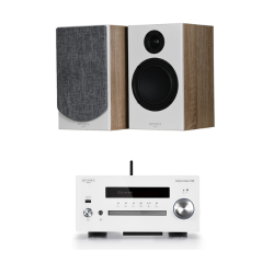 Advance Paris Πακέτο Stereo Hi-Fi με Ηχεία Βιβλιοθήκης και All in One System White