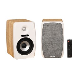 Advance Paris ZENEO ZX Ενεργά Ηχεία Βιβλιοθήκης με Bluetooth White / Light wood (Ζεύγος)