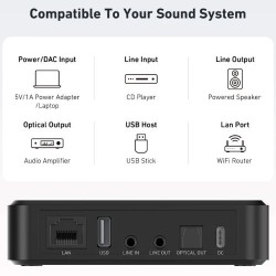 Arylic S10+ Δέκτης Bluetooth και WiFi Streamer
