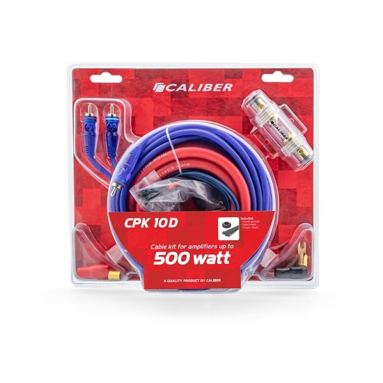 Caliber CPK10D Κιτ Καλωδίωσης Αυτοκινήτου 10mm – 500 Watt
