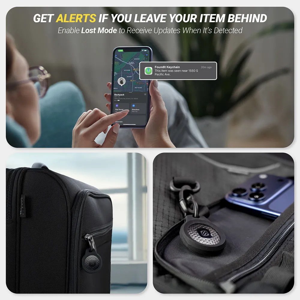 Scosche LTKEY2-SP Tag Μπρελόκ Εντοπισμού Αντικειμένων Συμβατό με Apple Find My