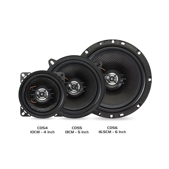 Caliber CDS4G Ομοαξονικά Ηχεία Αυτοκινήτου 4'' 40W RMS (Ζεύγος)