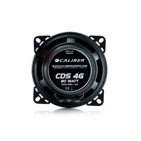 Caliber CDS4G Ομοαξονικά Ηχεία Αυτοκινήτου 4'' 40W RMS (Ζεύγος)