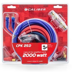 Caliber CPK25D Κιτ Καλωδίωσης Αυτοκινήτου 25mm 2000Watt
