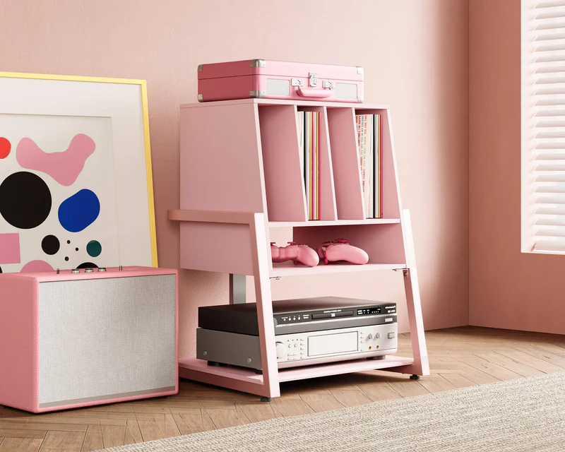 FITUEYES Eiffel RS05 Regular Έπιπλο Hi-Fi Rack Pink