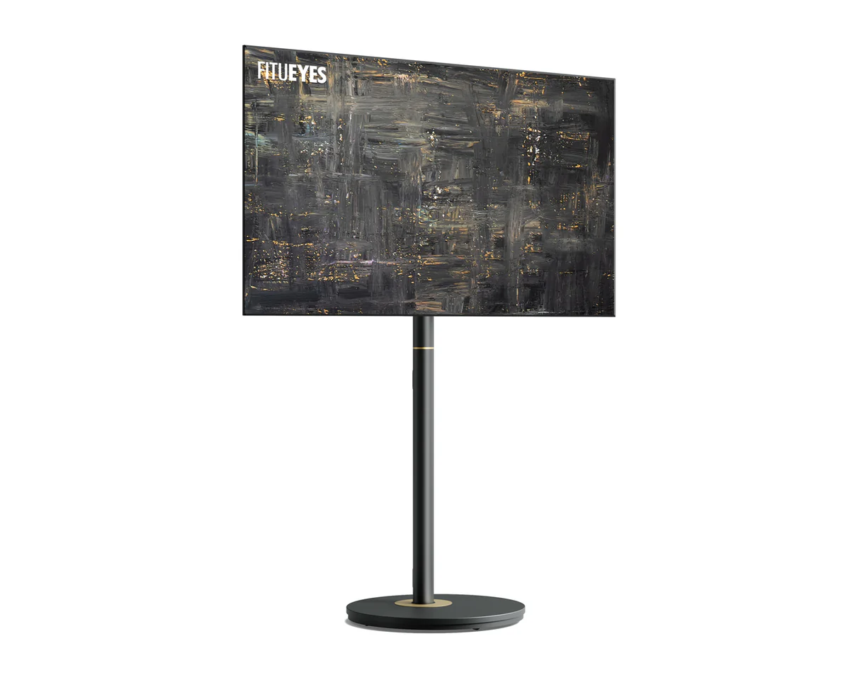 FITUEYES Master V2 FT65 Black Επιδαπέδια Βάση Τηλεόρασης 32"-65" με Ρυθμιζόμενο Ύψος