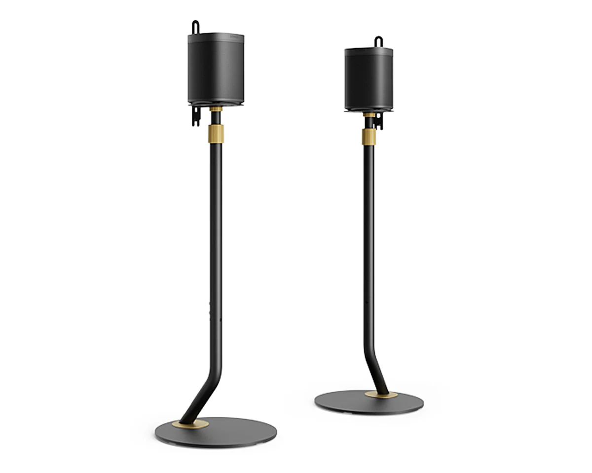 FITUEYES Master SS Επιδαπέδιες Βάσεις Ηχείων Black (Ζεύγος)