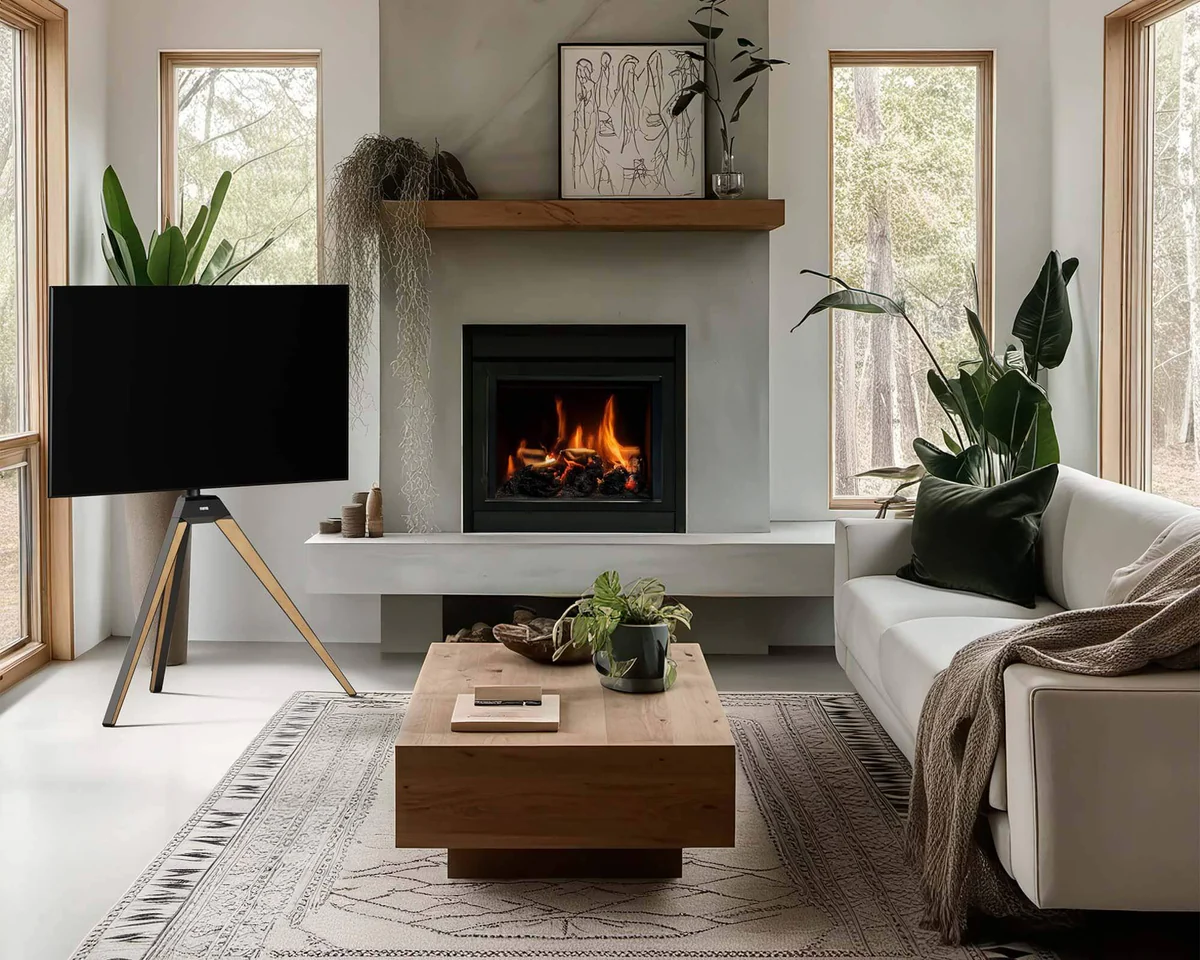 FITUEYES Picasso FT65 Nature Επιδαπέδια Βάση Τηλεόρασης 32"-65"