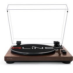 Rline RLTN11-GW Πικάπ Belt Drive με Bluetooth και Προενίσχυση Gloss Walnut