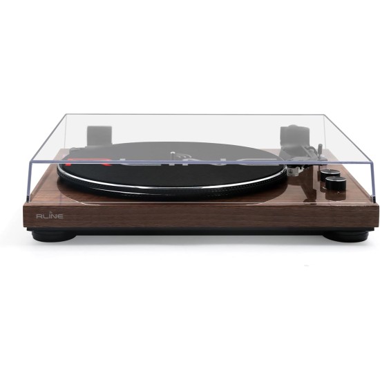 Rline RLTN11-GW Πικάπ Belt Drive με Bluetooth και Προενίσχυση Gloss Walnut