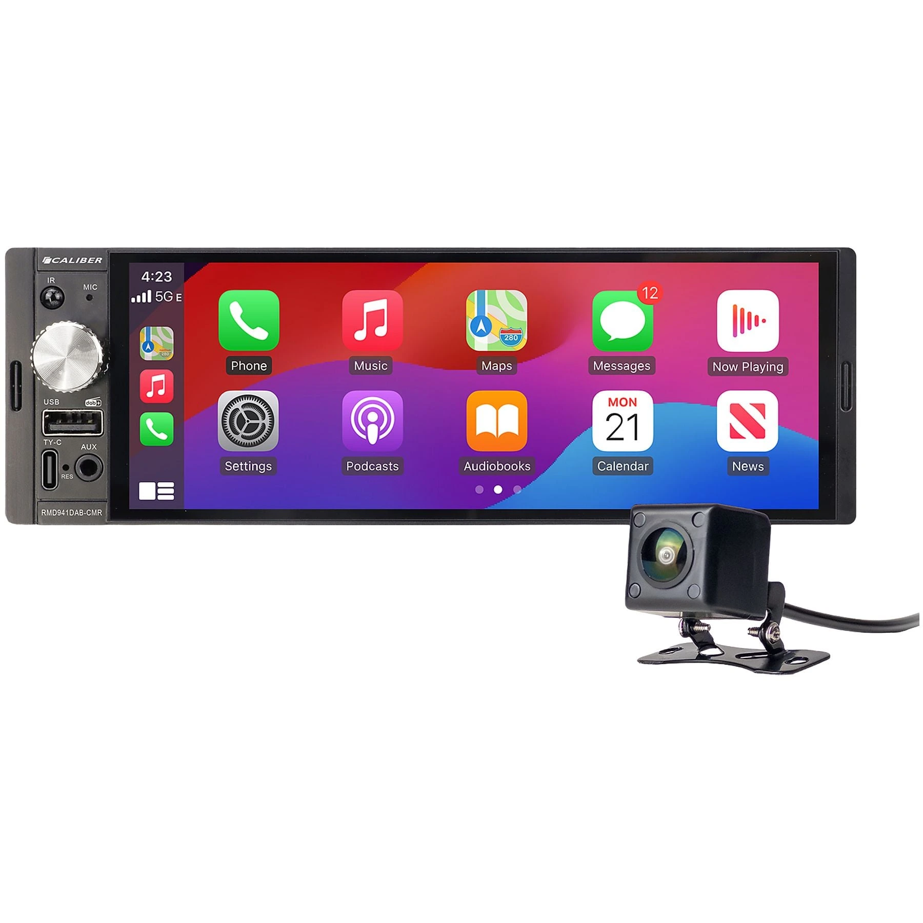Caliber RMD941DAB-CMR Car Radio με Apple CarPlay, Android Mirroring, DAB+ & Κάμερα Οπισθοπορείας