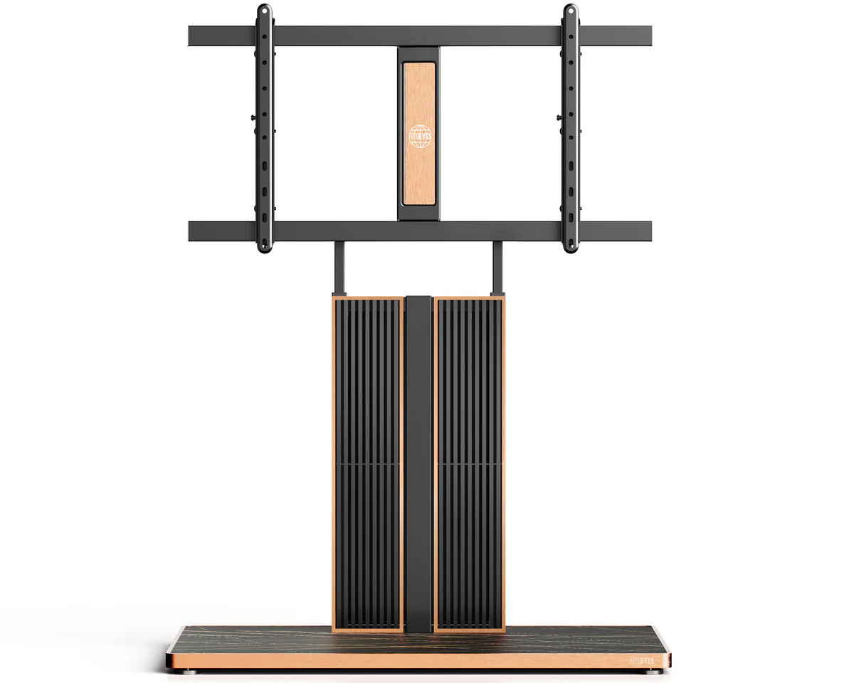 FITUEYES Cantor FT100 Black Επιδαπέδια Βάση Τηλεόρασης 75"-100" με Ρυθμιζόμενο Ύψος & Κλίση