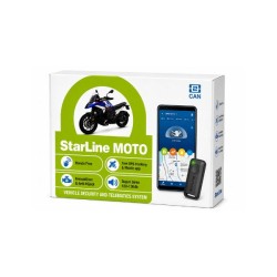 StarLine Moto V120 Συναγερμός Μοτοσυκλέτας με GPS και 2 Βluetooth Tags