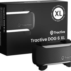 Tractive DOG 6 XL Black Smart GPS Pet Tracker Σκύλου