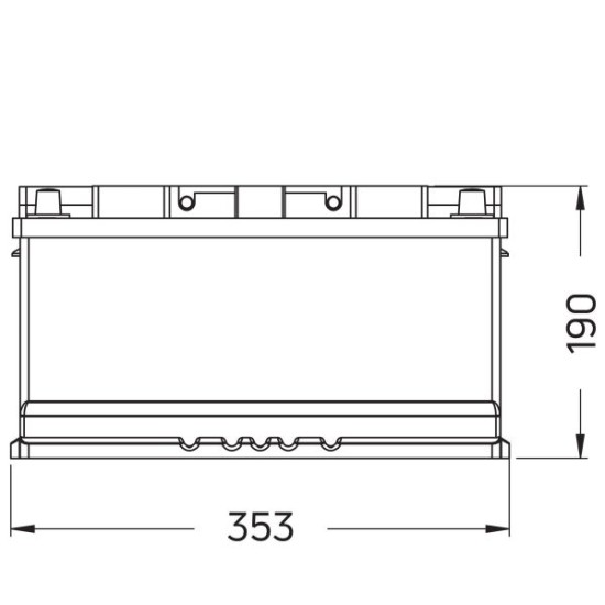 Μπαταρία 12V 110Ah EFB START - STOP