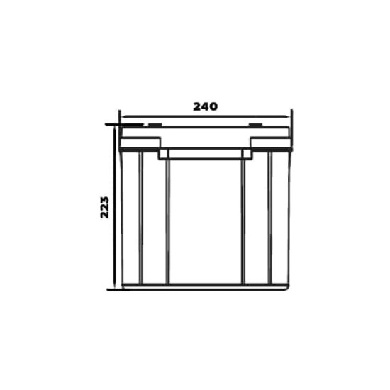 Μπαταρία GEL SPG 12V 240Ah S Μπαταρία GEL SPG 12V 240Ah S