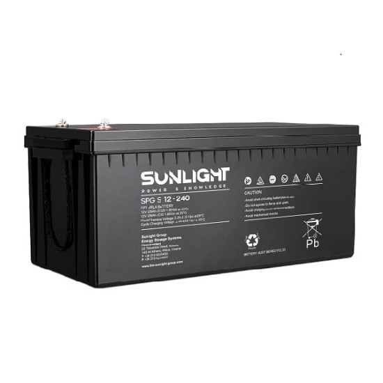 Μπαταρία GEL SPG 12V 240Ah S Μπαταρία GEL SPG 12V 240Ah S